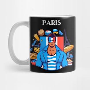 Paris France Masked Man Mug